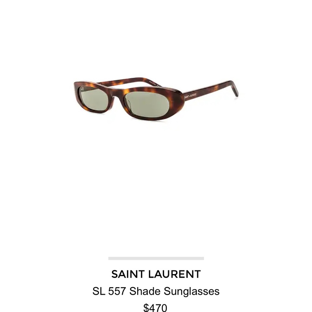 Saint Laurent Tortoise Shell Sunglasses